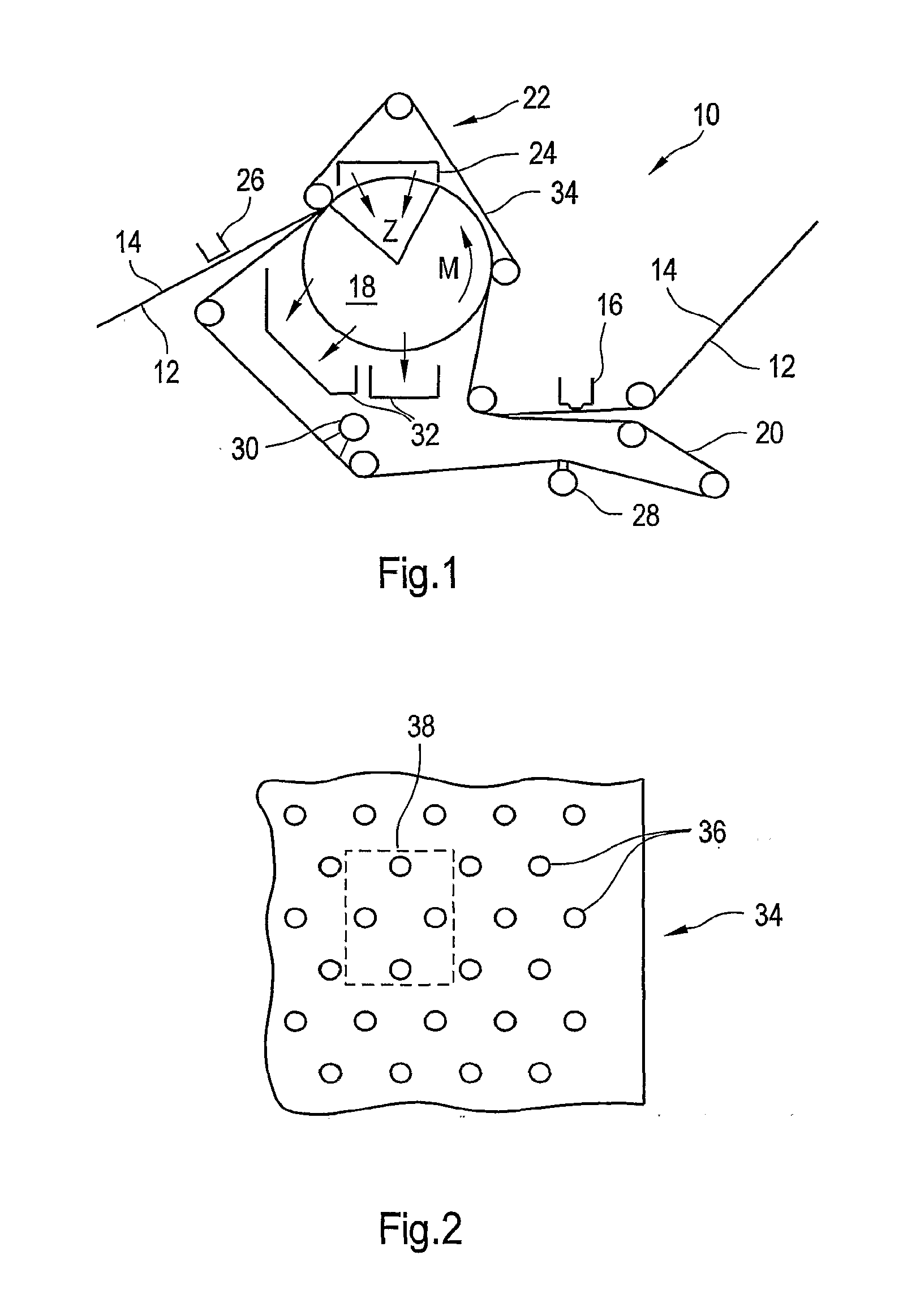 Press section and permeable belt in a paper machine