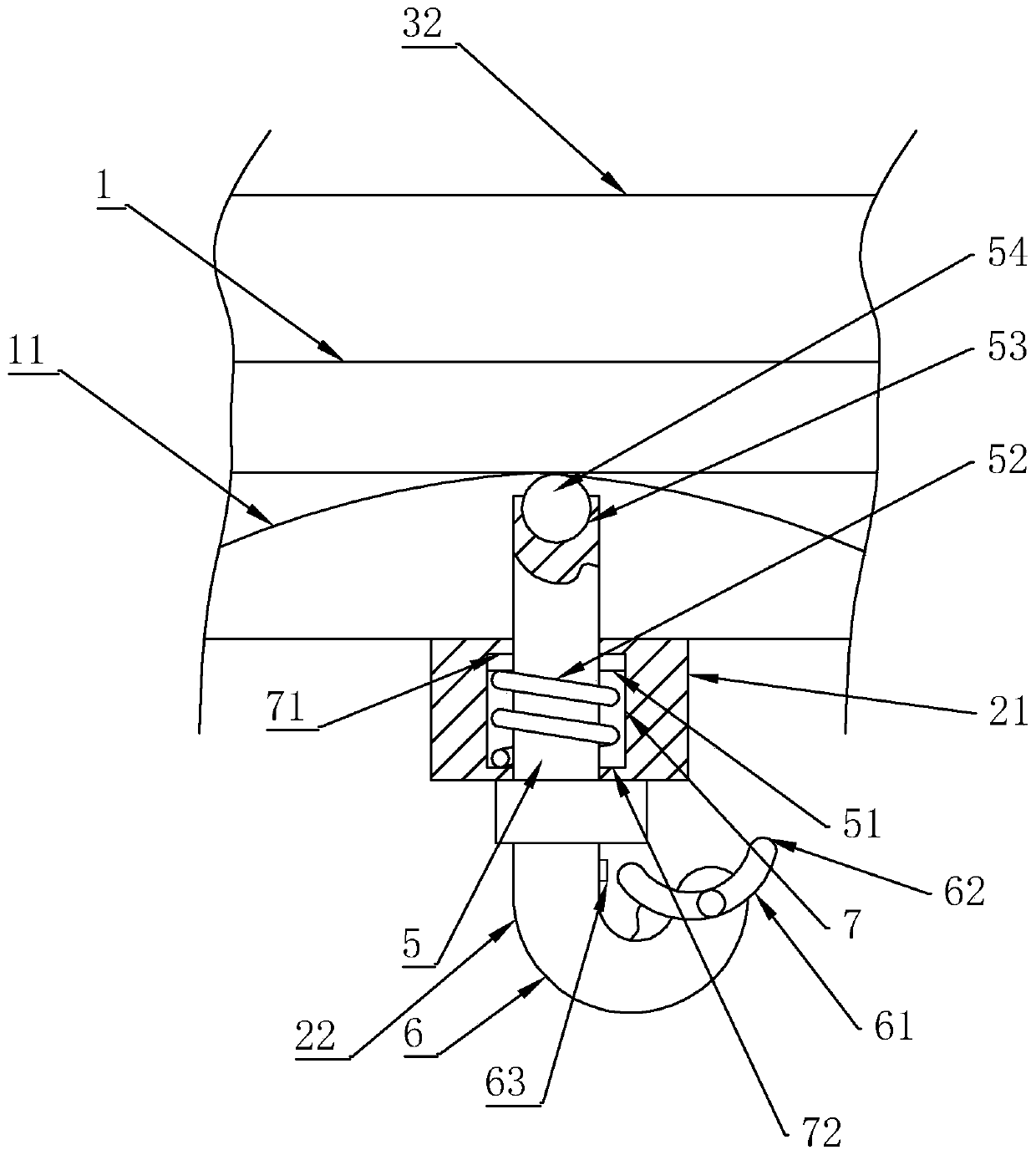 A clothing delivery device for fitting rooms based on big data