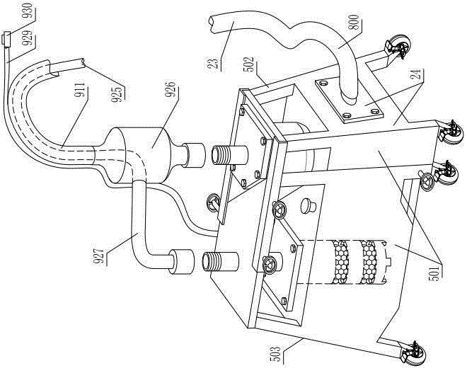 Electric pole upright detecting and righting device capable of being assembled freely and special for rural electricity of electricity system