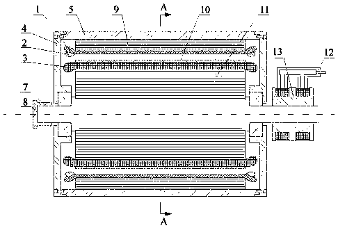 Two-phase air core compensation pulse generator and method for realizing pulse discharge thereof