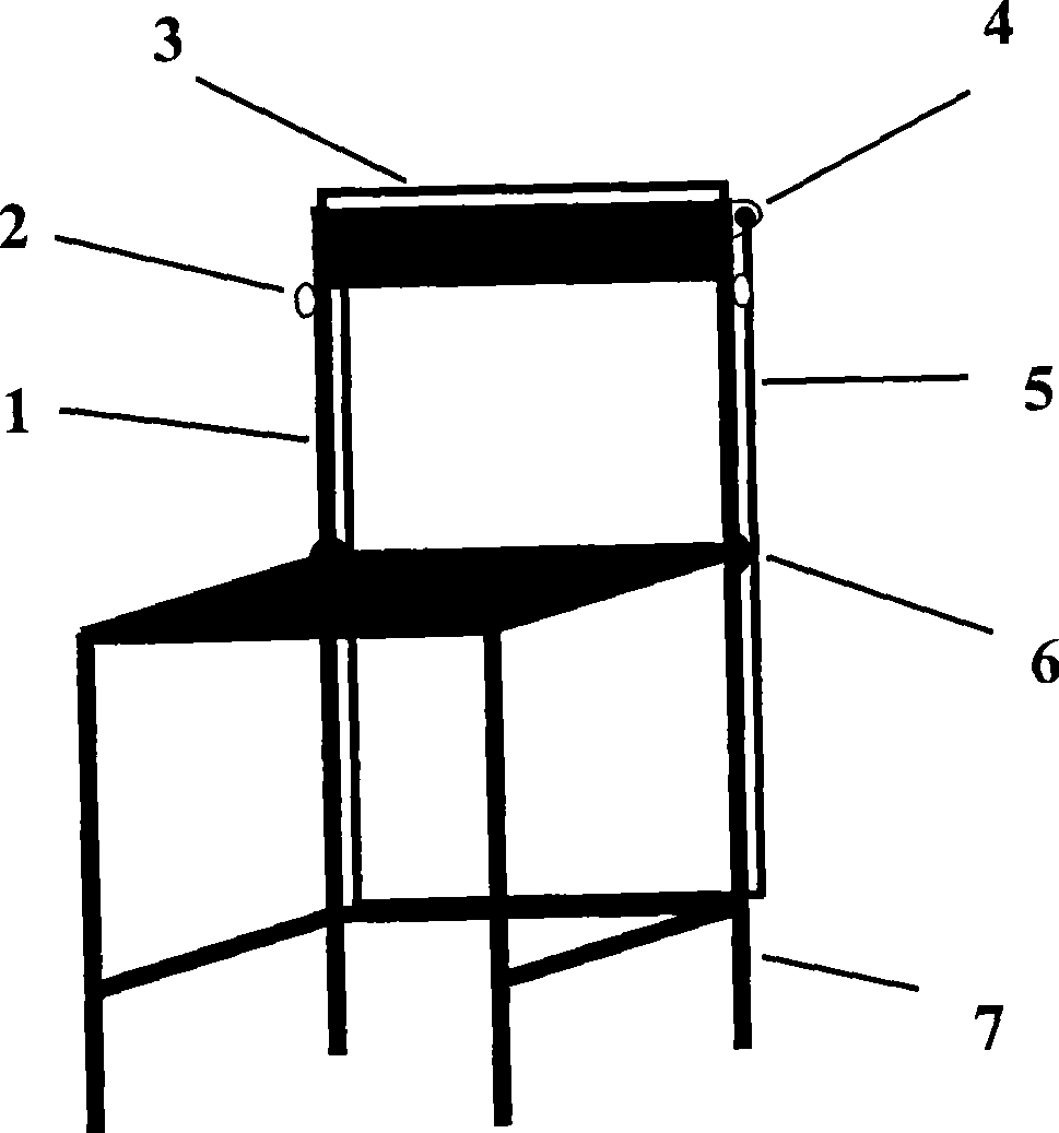 Multiuse bench for students