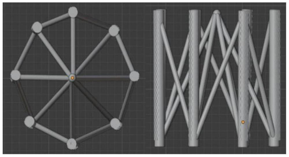 A degradable shape memory polymer and its preparation method and application, 4D printing degradable inferior vena cava filter