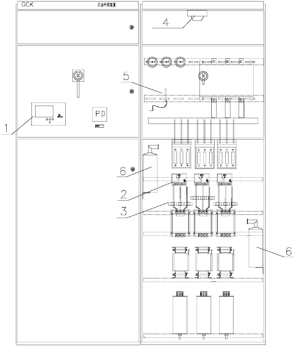 A capacitor cabinet online monitoring automatic protection device and its working method