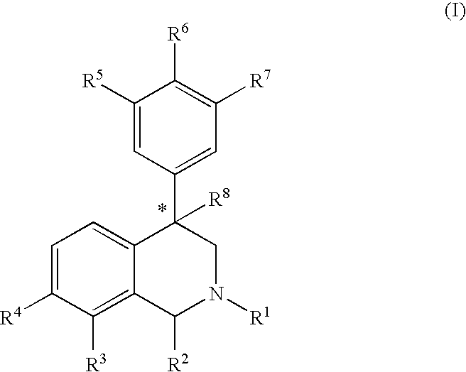 Aryl and heteroaryl substituted tetrahydroisoquinolines and use thereof