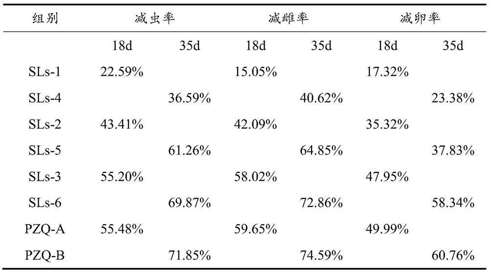 Application of ferula asafoetida sesquiterpene lactone in preparation of anti-schistosomiasis drug