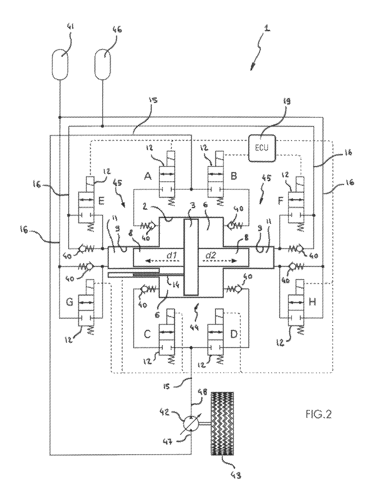 Reversible hydraulic pressure converter employing tubular valves