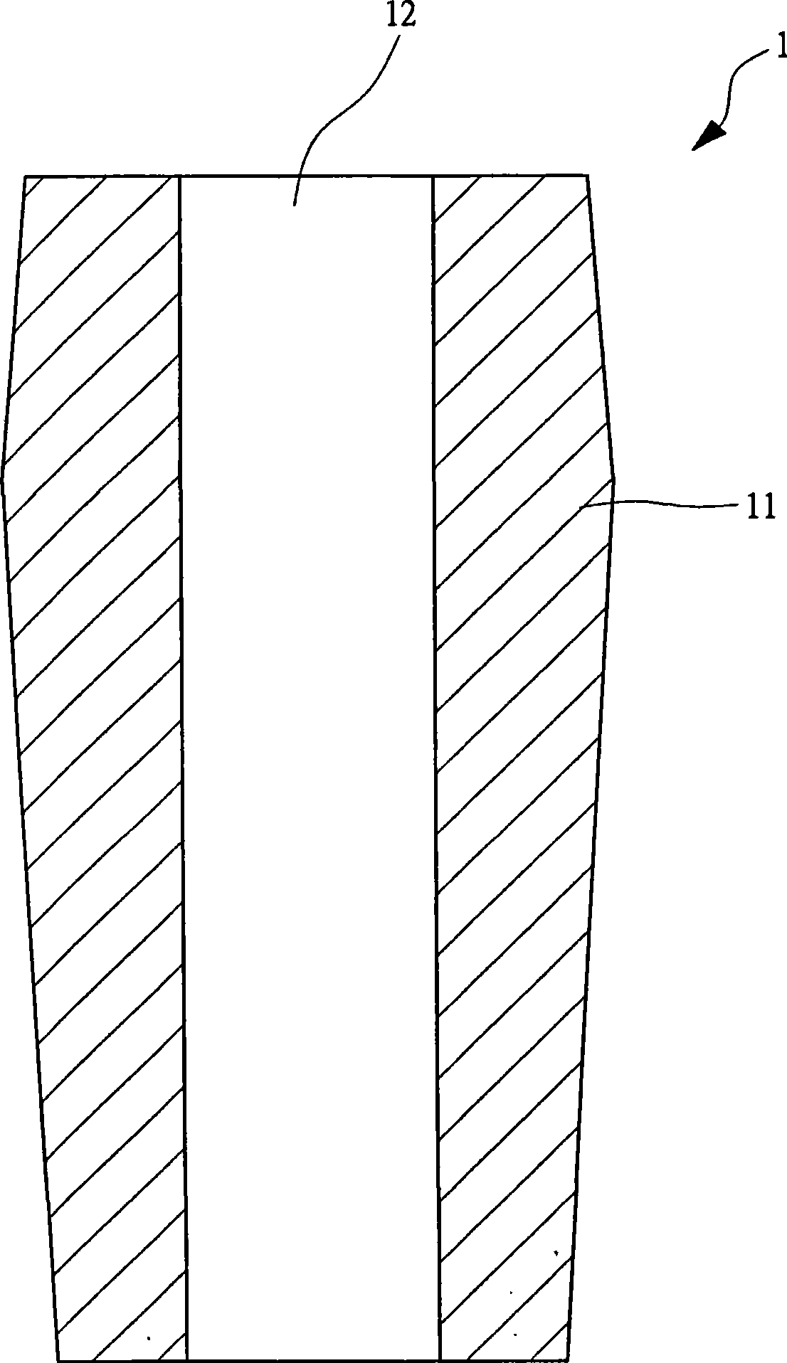 Method for producing iron drop and structure thereof