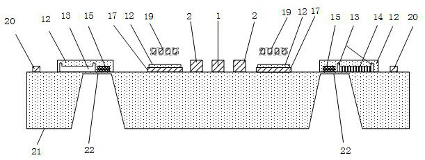 A state-controllable symmetrical thermoelectric mems microwave standing wave meter and its preparation method