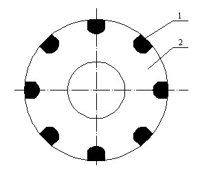 Mechanical sealing ring of biomimetic fish scale groove