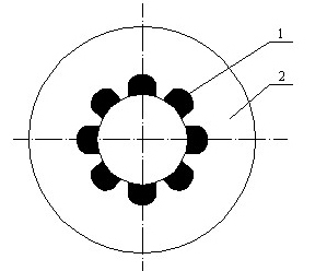 Mechanical sealing ring of biomimetic fish scale groove