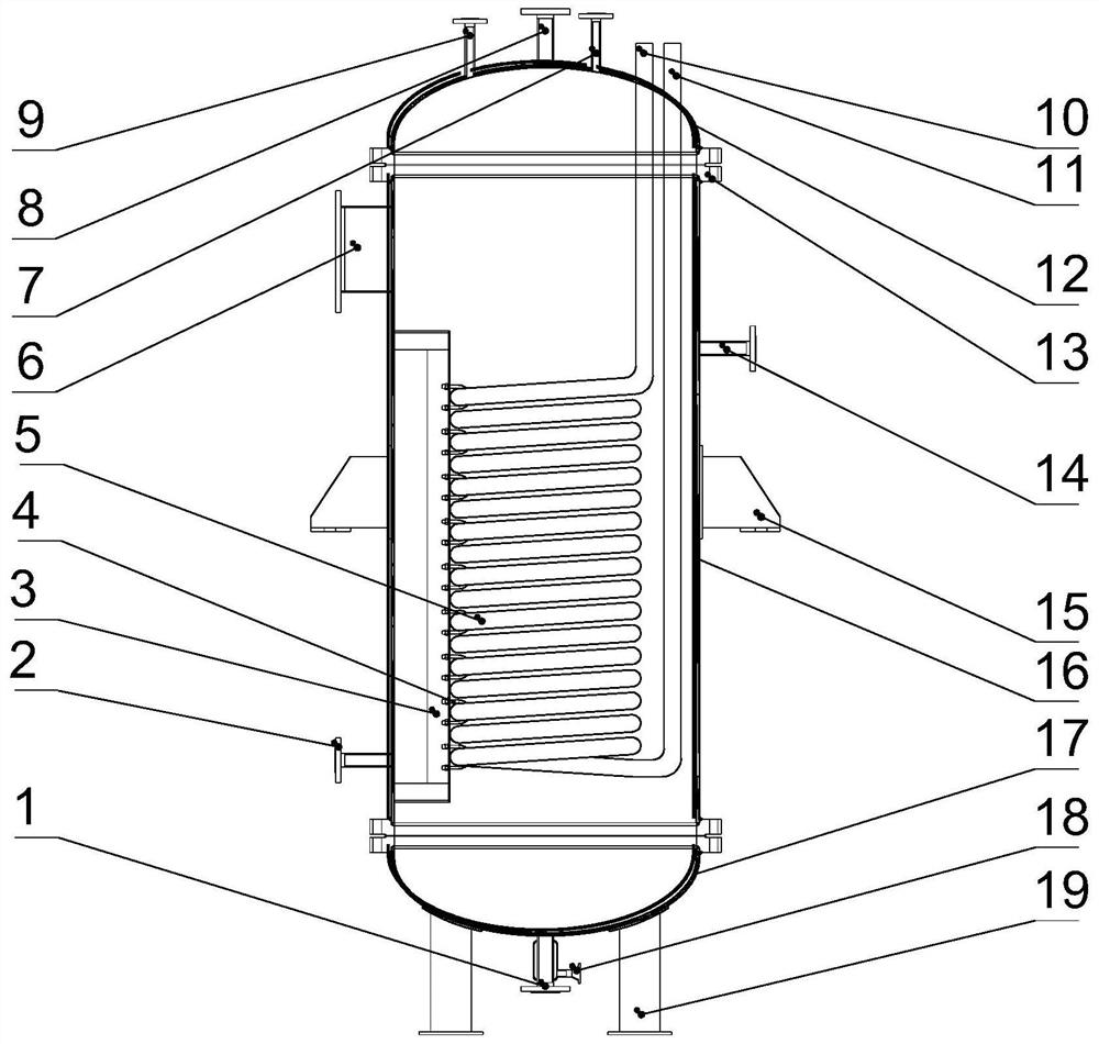 Ammonia distillation reboiler for supercritical water oxidation system and its processing method and use method