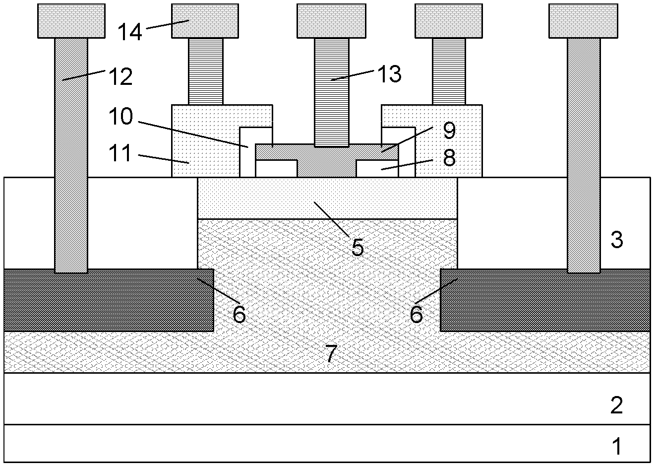 Vertical parasitic type plug-and-play (PNP) audion in germanium silicon heterojunction bipolar transistor (HBT) technology and manufacture method