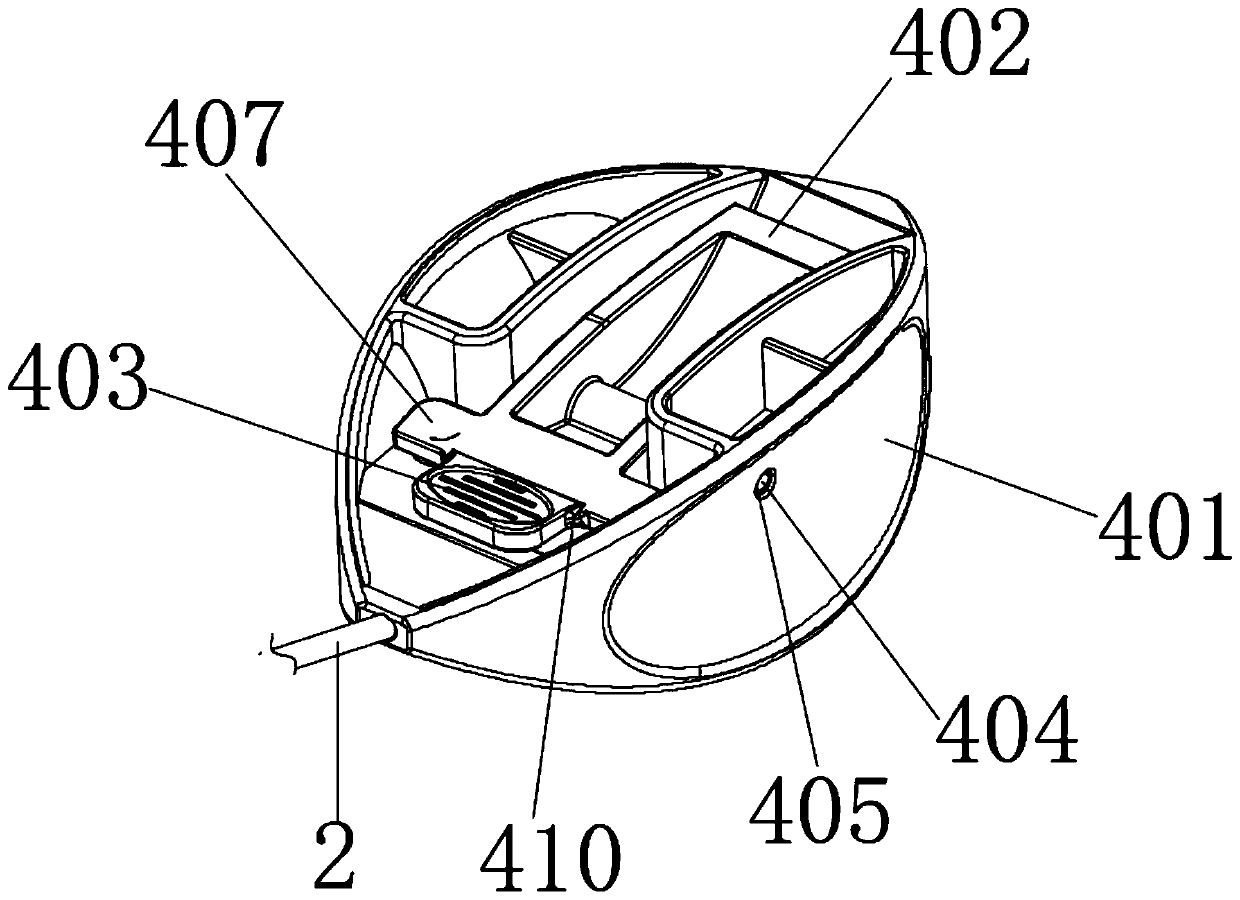 Manual tape threading device