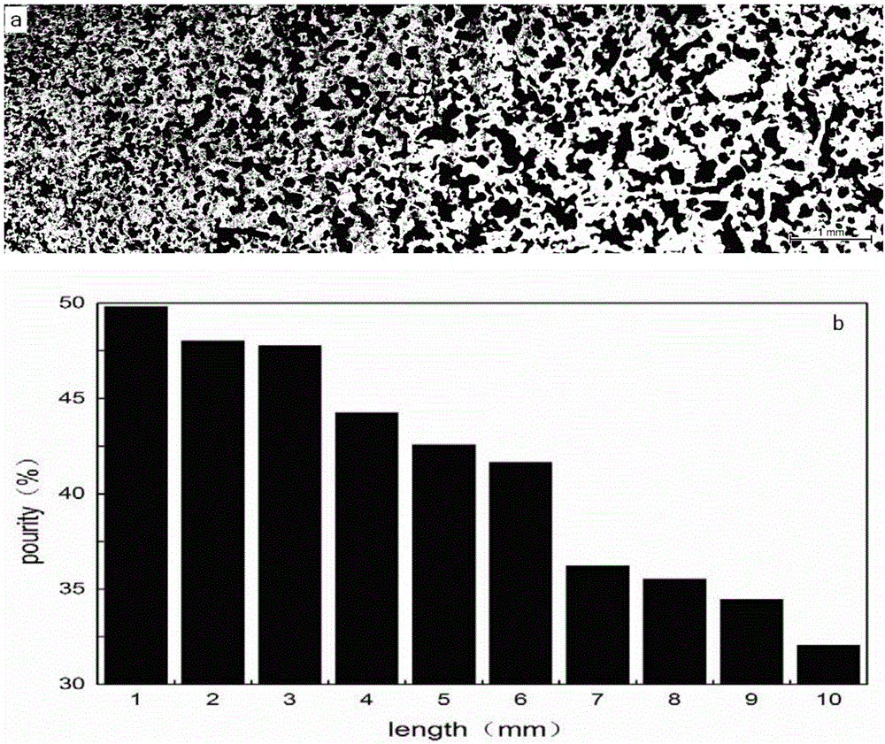 Co-gelation injection molding forming method of gradient porous metal