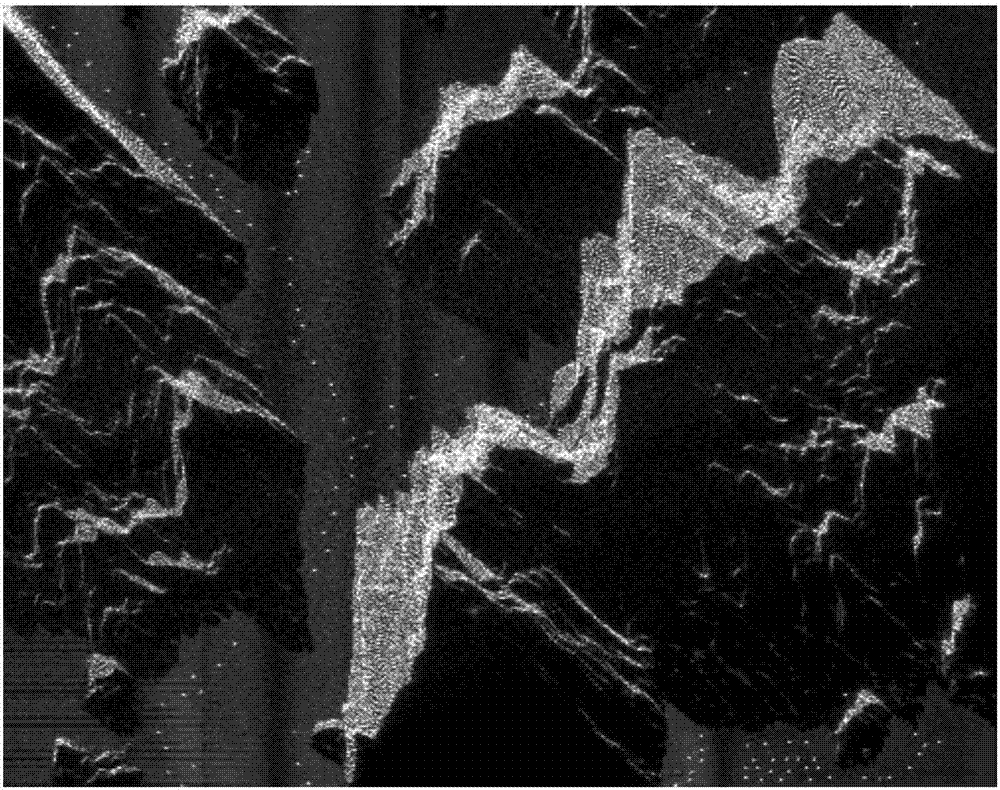 Multi-angle SAR image fusion method with local image index optimization