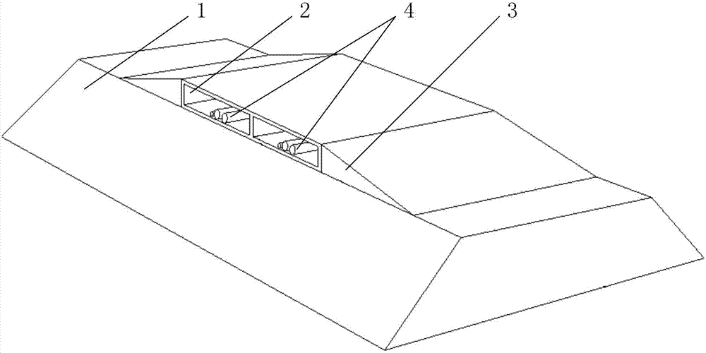 LNG pipeline crossing embankment system and its construction method