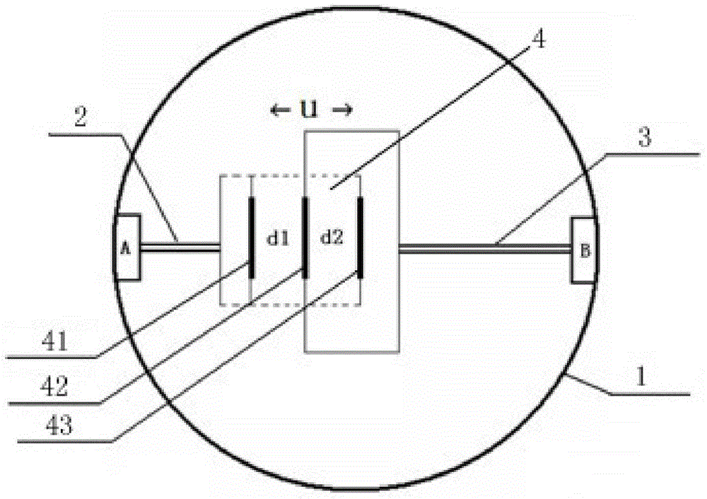 Remote calibration device of borehole deformation instrument for borehole ground deformation measurement