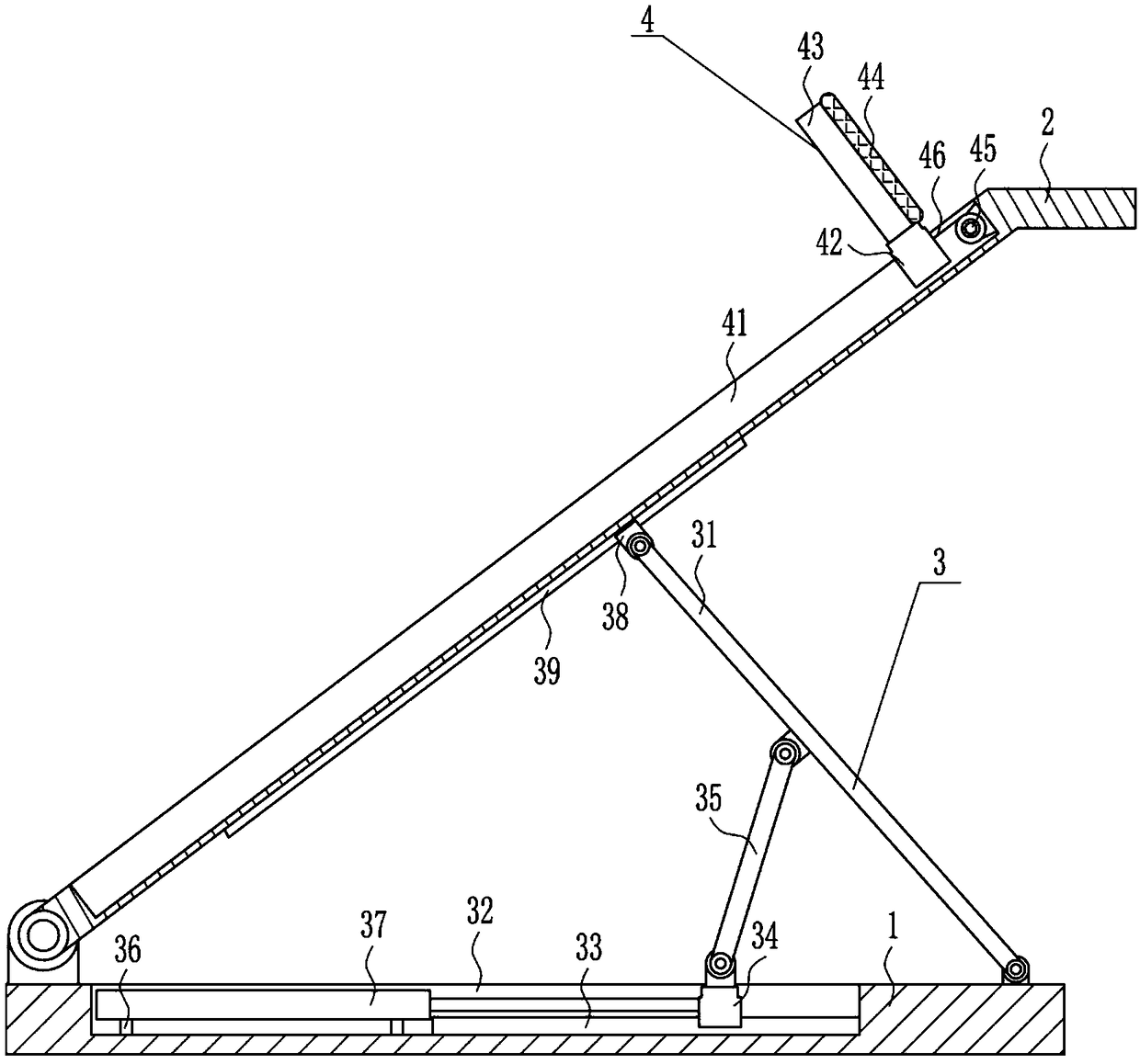 Large package unloading device for logistics