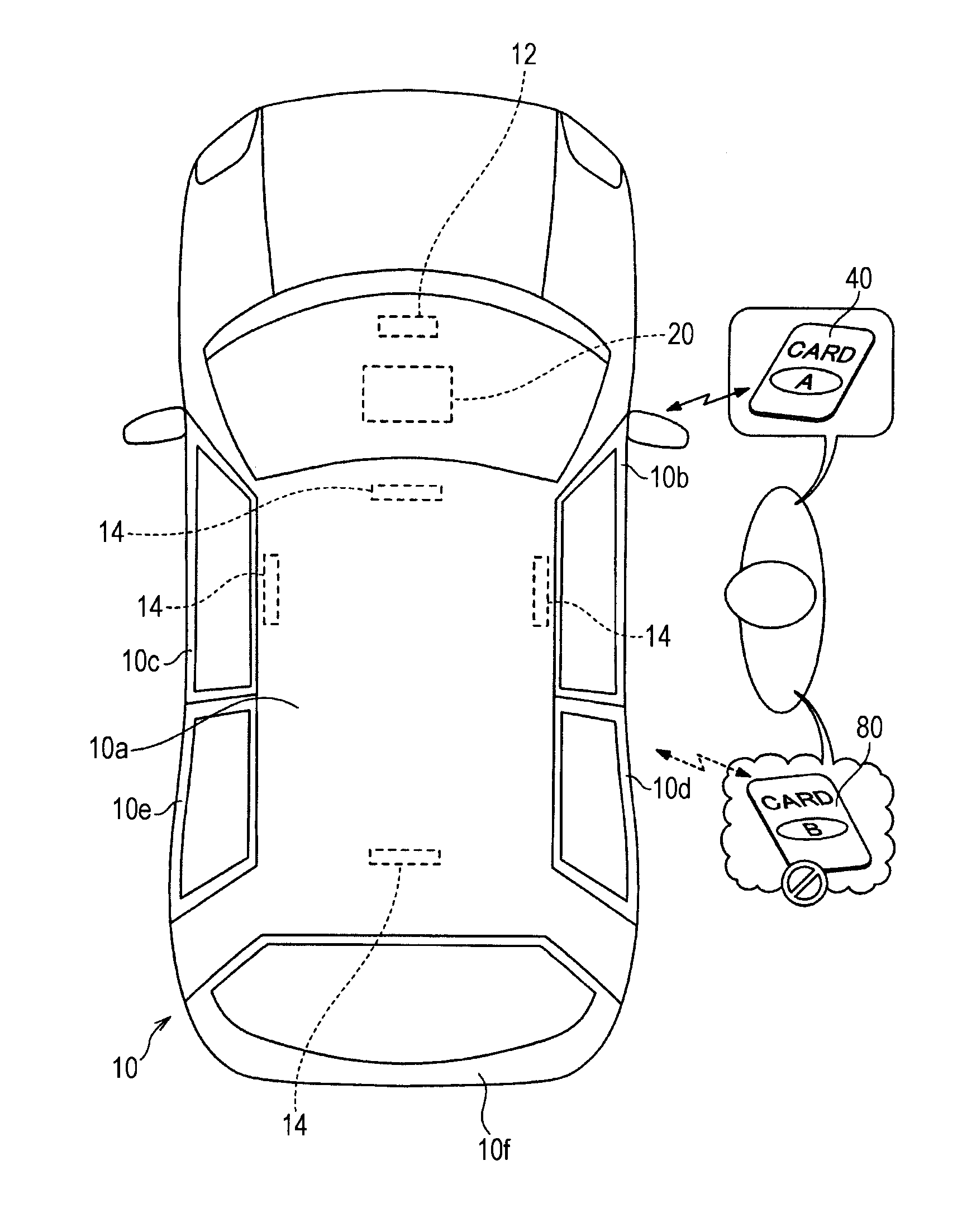 Keyless entry device for vehicle