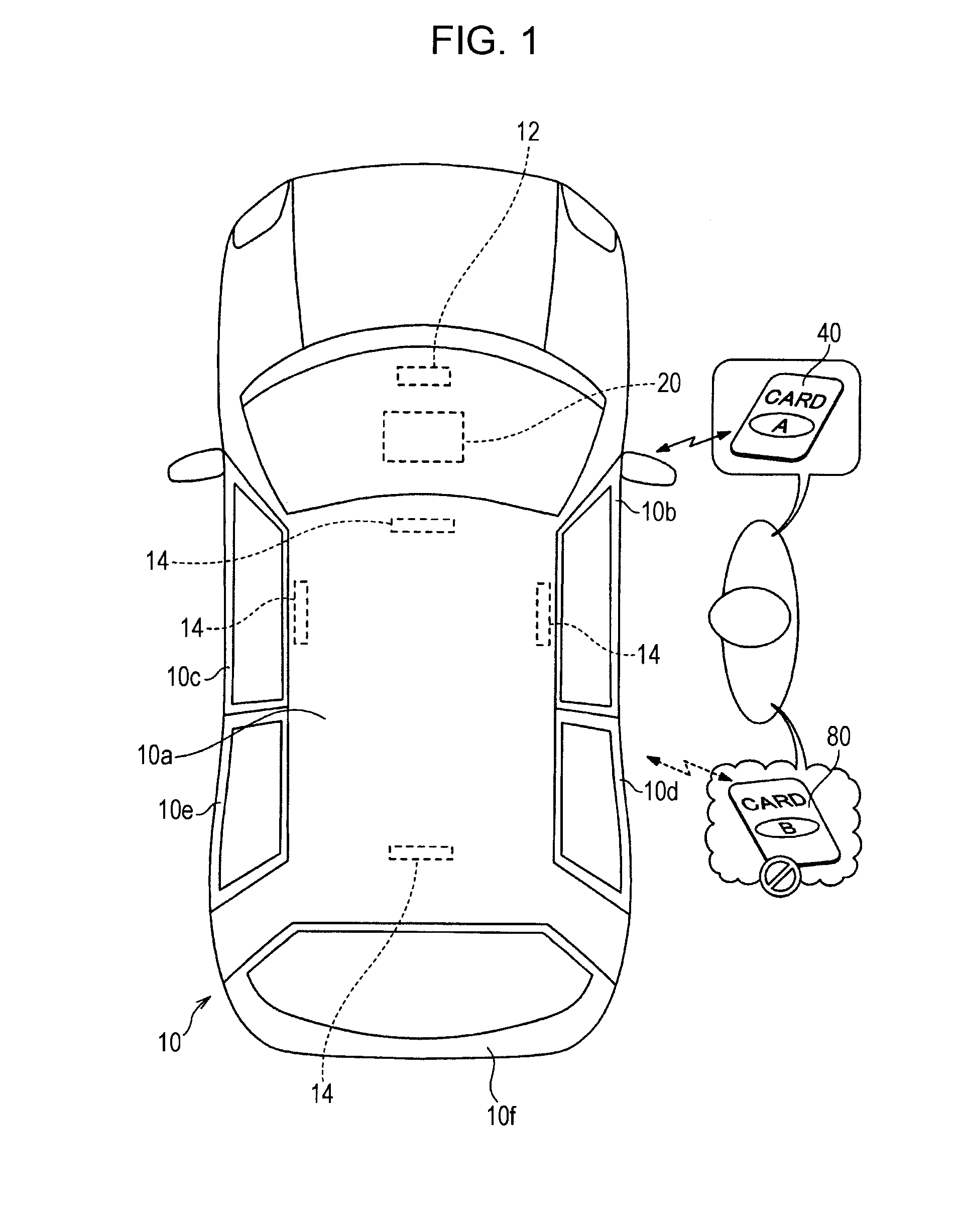 Keyless entry device for vehicle