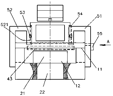 Novel bipolar battery panel pressing formation device