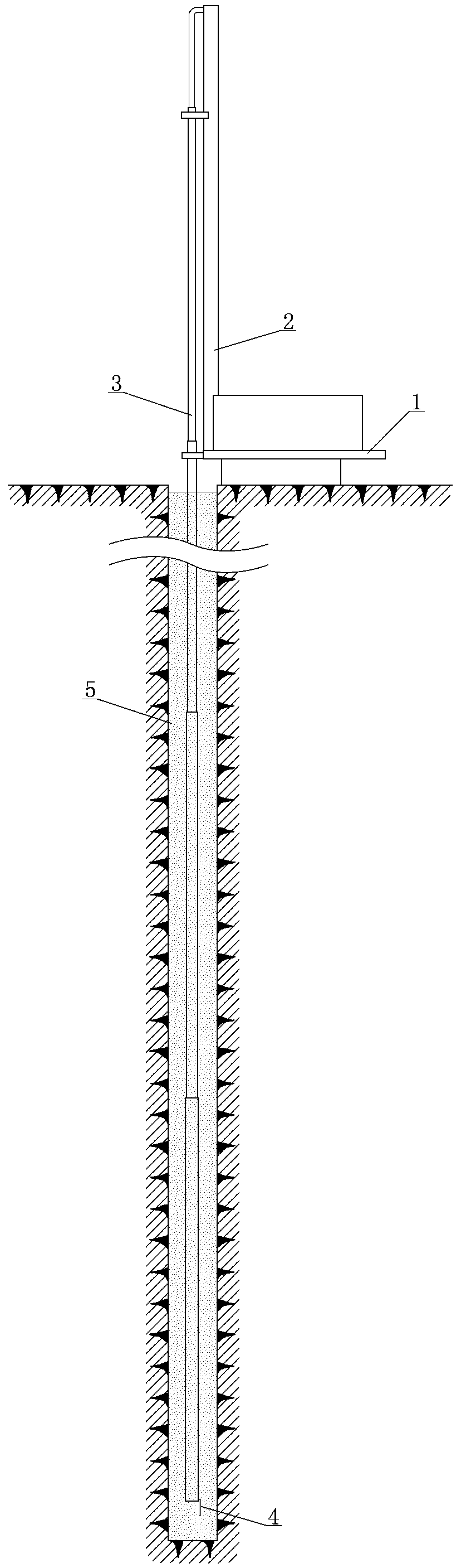 Construction method for pouring concrete pile by using telescopic guide pipe