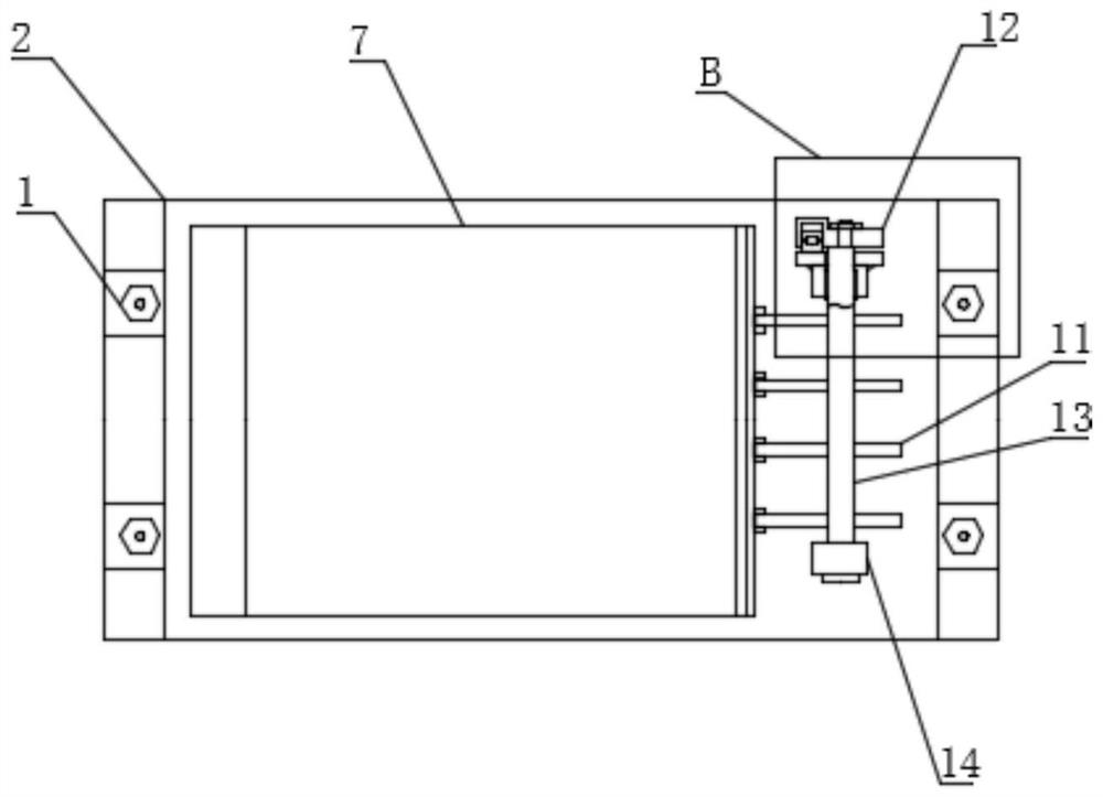 Automatic angle adjusting and self-locking structure of photovoltaic support