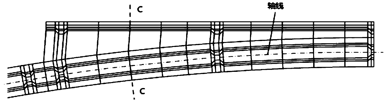 Linear engineering structure rapid BIM modeling method based on finite element grid division