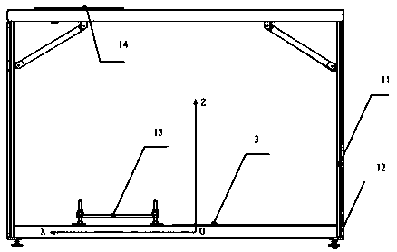 Tandem experiment facility with five degrees of freedom for simulating ankle gaits