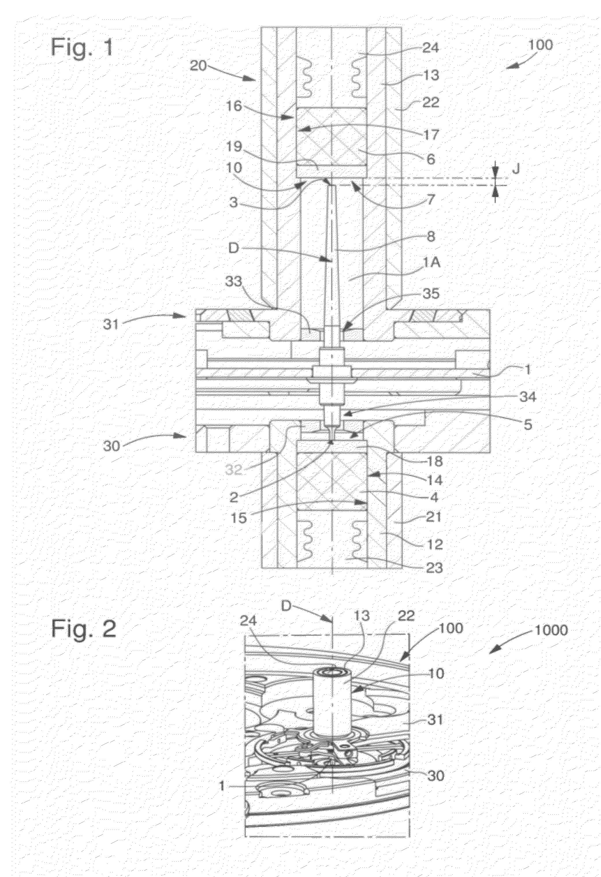 Magnetic and/or electrostatic Anti-shock device