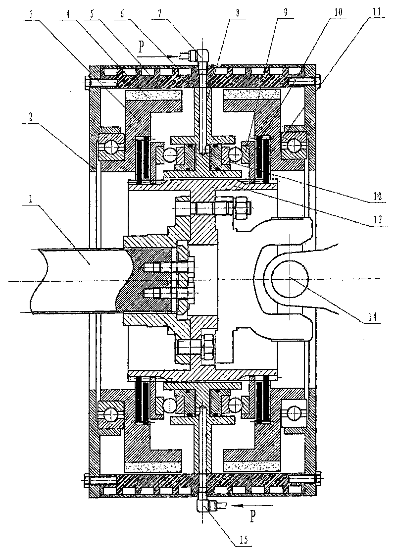 Hierarchy liquid cooling permanent magnet speed inhibitor