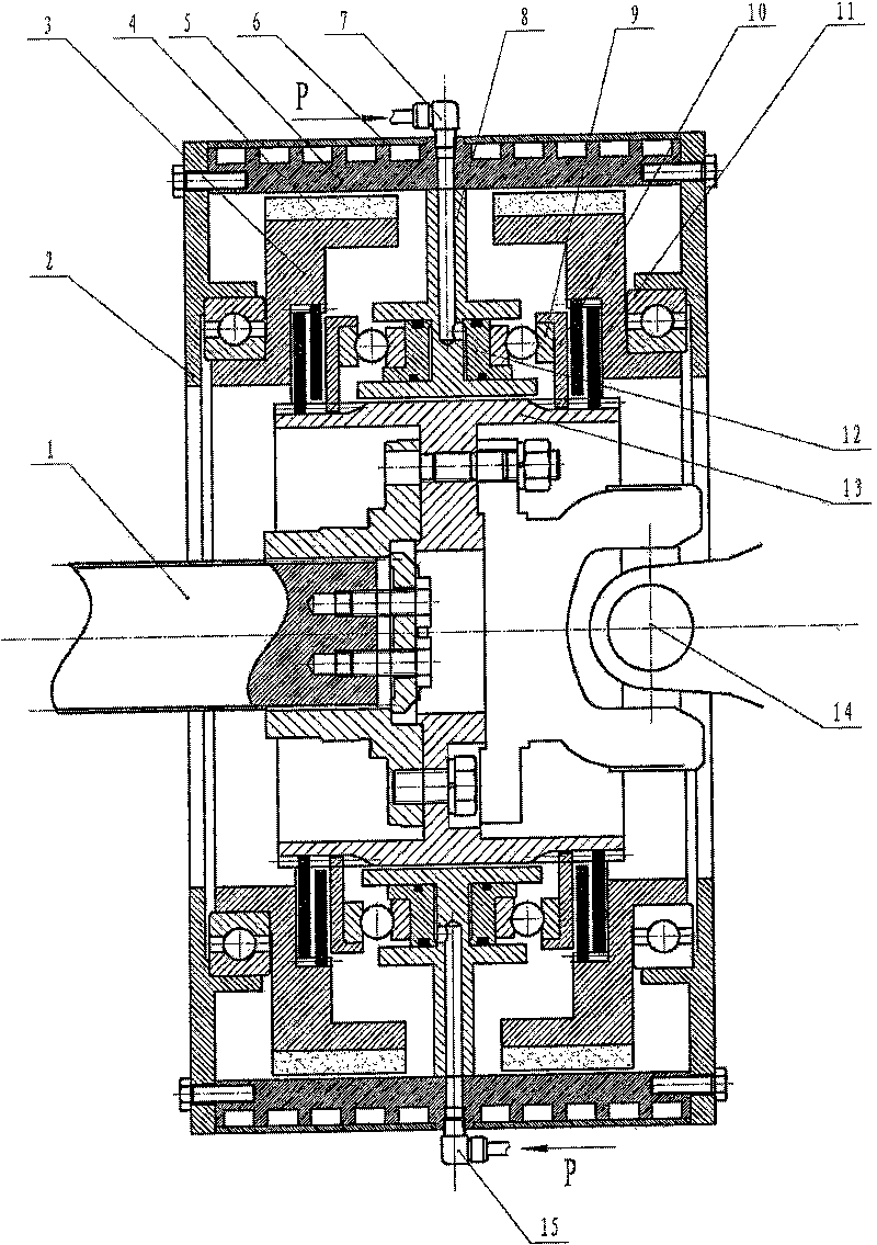 Hierarchy liquid cooling permanent magnet speed inhibitor