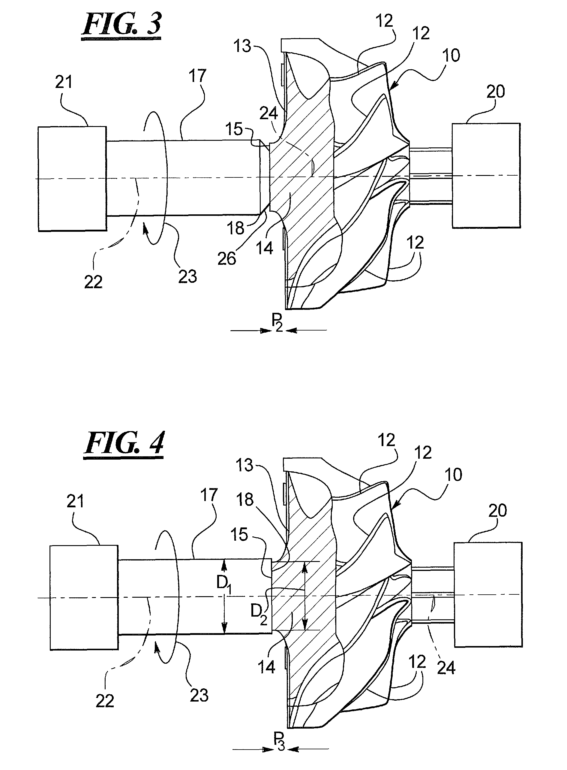 Friction welding of titanium aluminide turbine to titanium alloy shaft