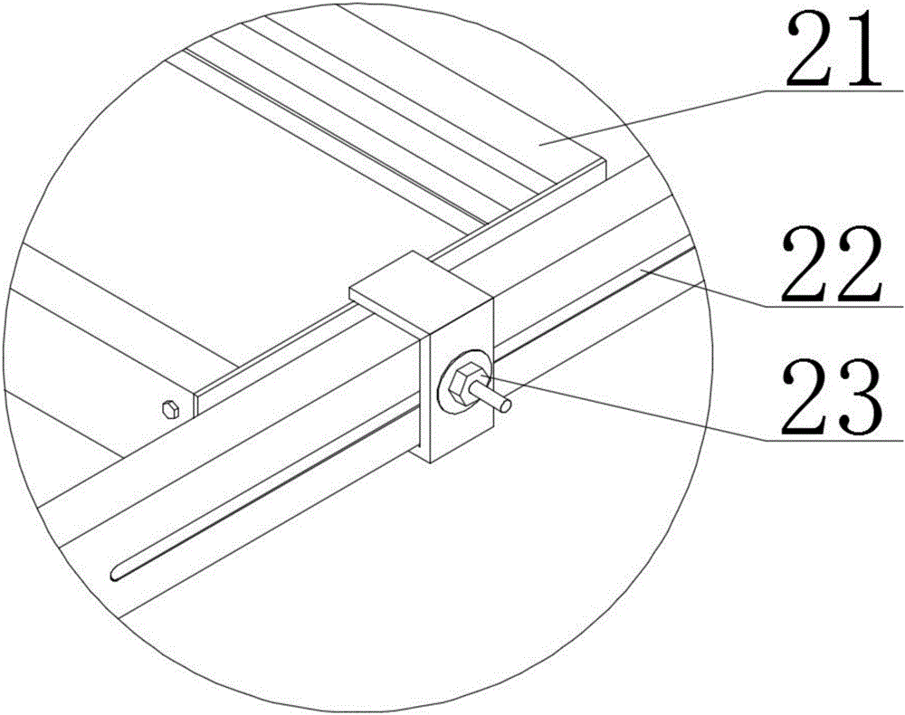 Coal mine underground four-upright-post positioning bottom plate anchor rod drilling device