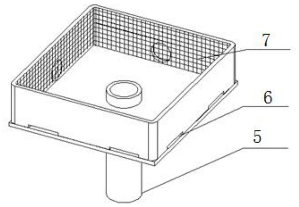 Assembled box-type house with rainwater collection function