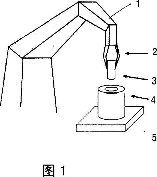 Method for realizing the assembly of shaft hole having high-precision by using robot having low precision