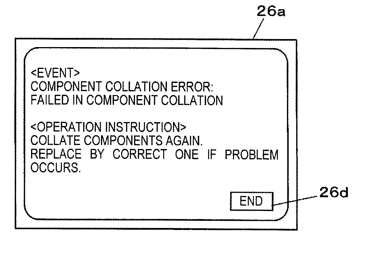 Operator support system, operator support method and component mounting apparatus