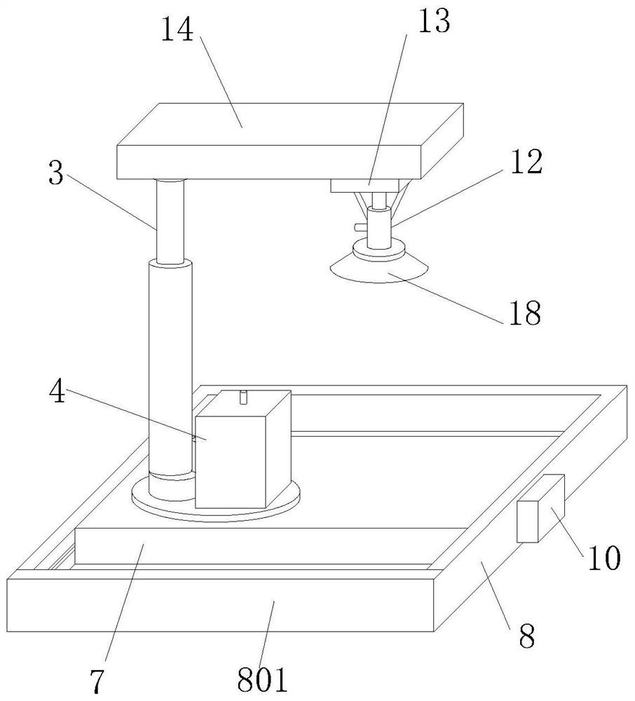 Automatic equipment vacuum chuck convenient to move