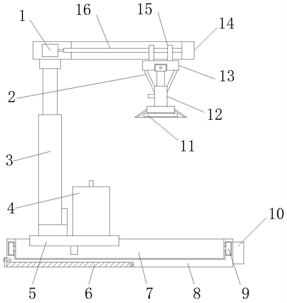 Automatic equipment vacuum chuck convenient to move