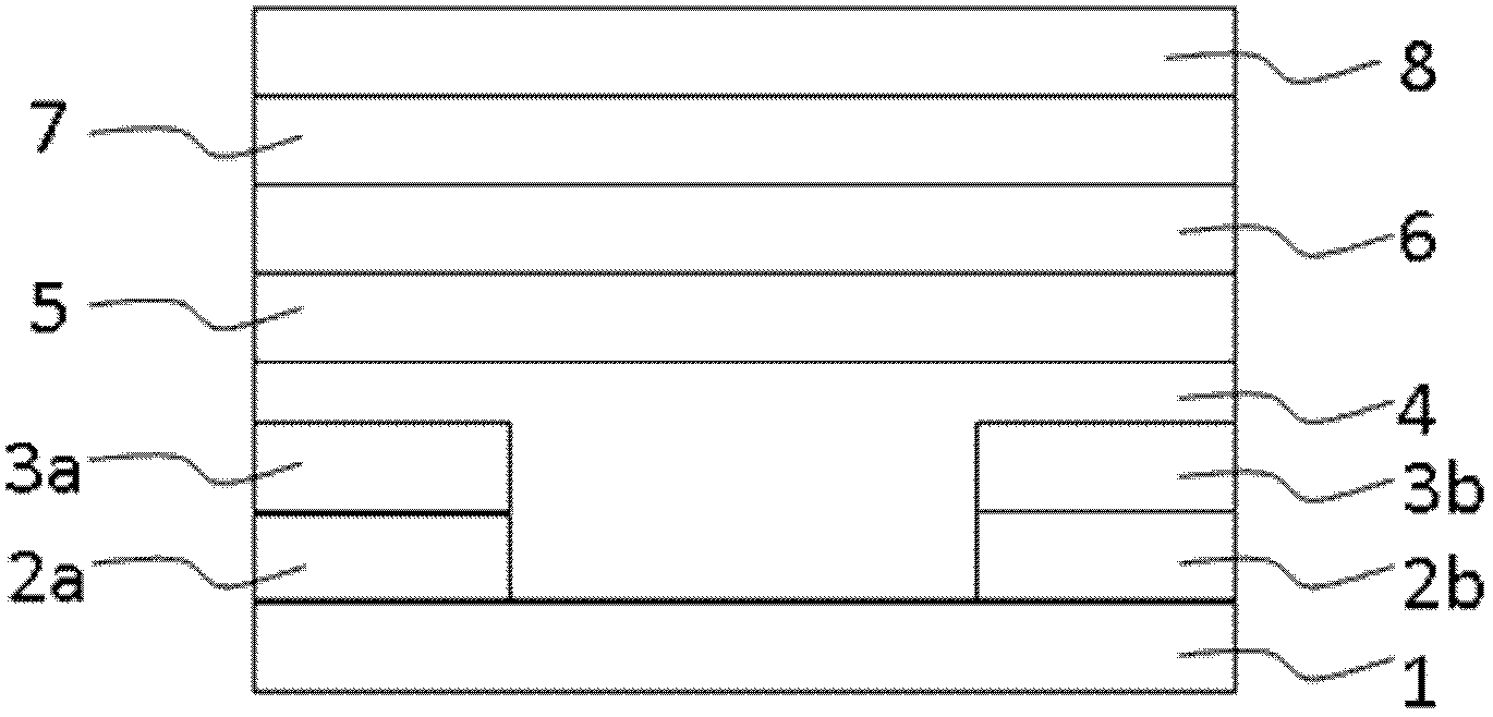 Flexible organic light emitting transistor display device