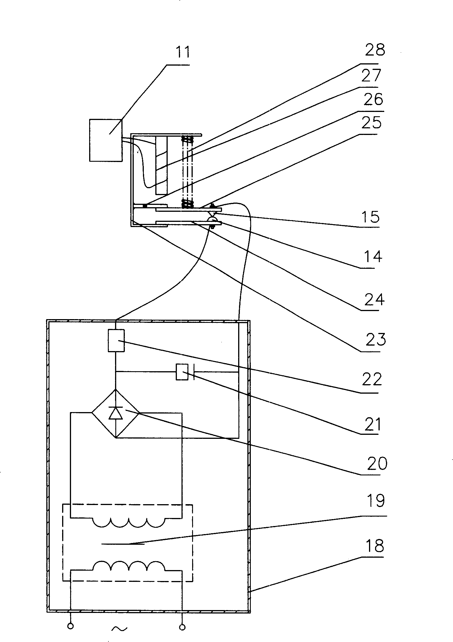 Fountain nozzle with cap for synchronously spraying water and fire