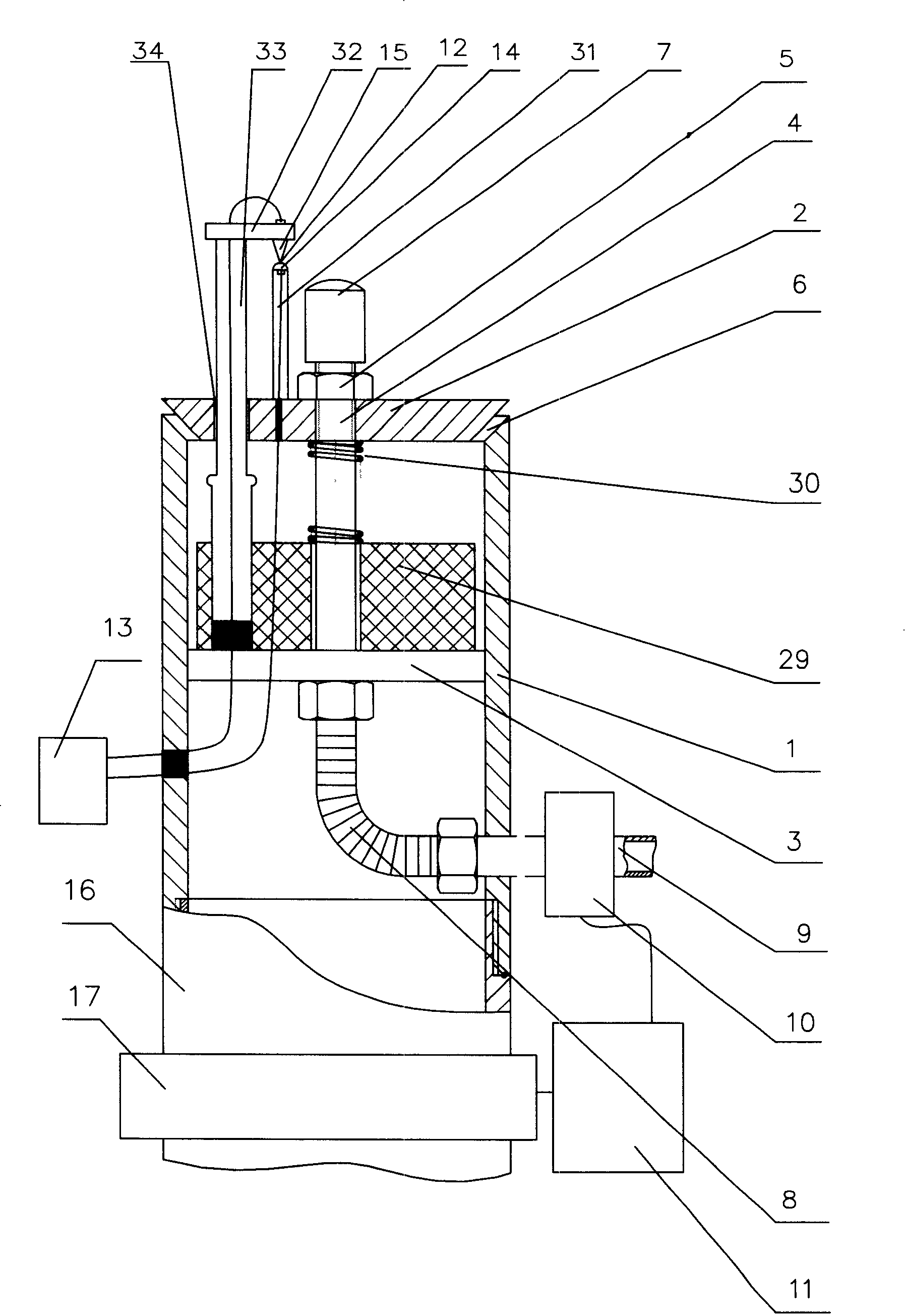 Fountain nozzle with cap for synchronously spraying water and fire