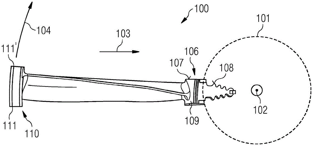 Blade system, and corresponding method of manufacturing a blade system