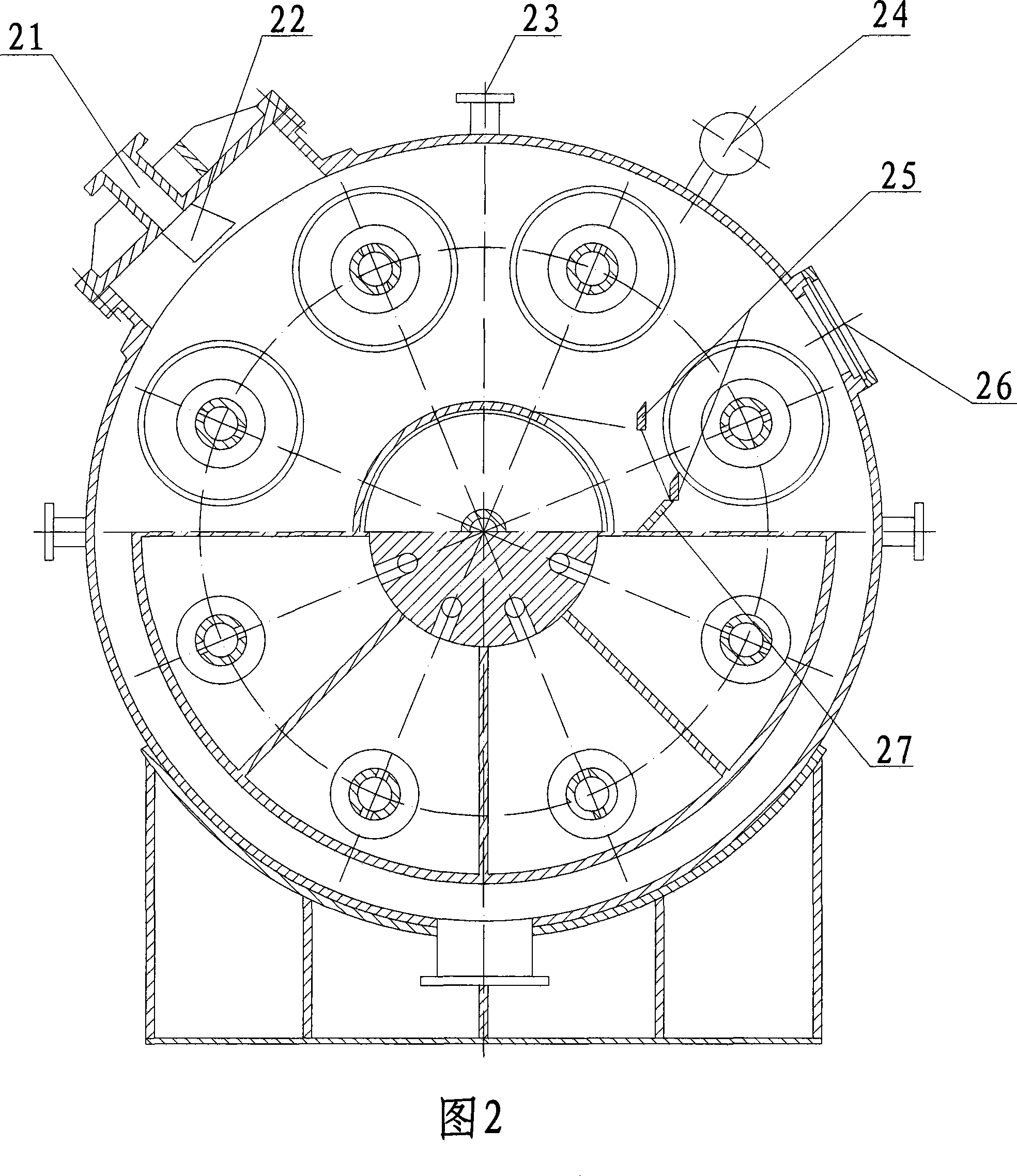 Planet gyration small circular cylinder continuous pressure filtration machine