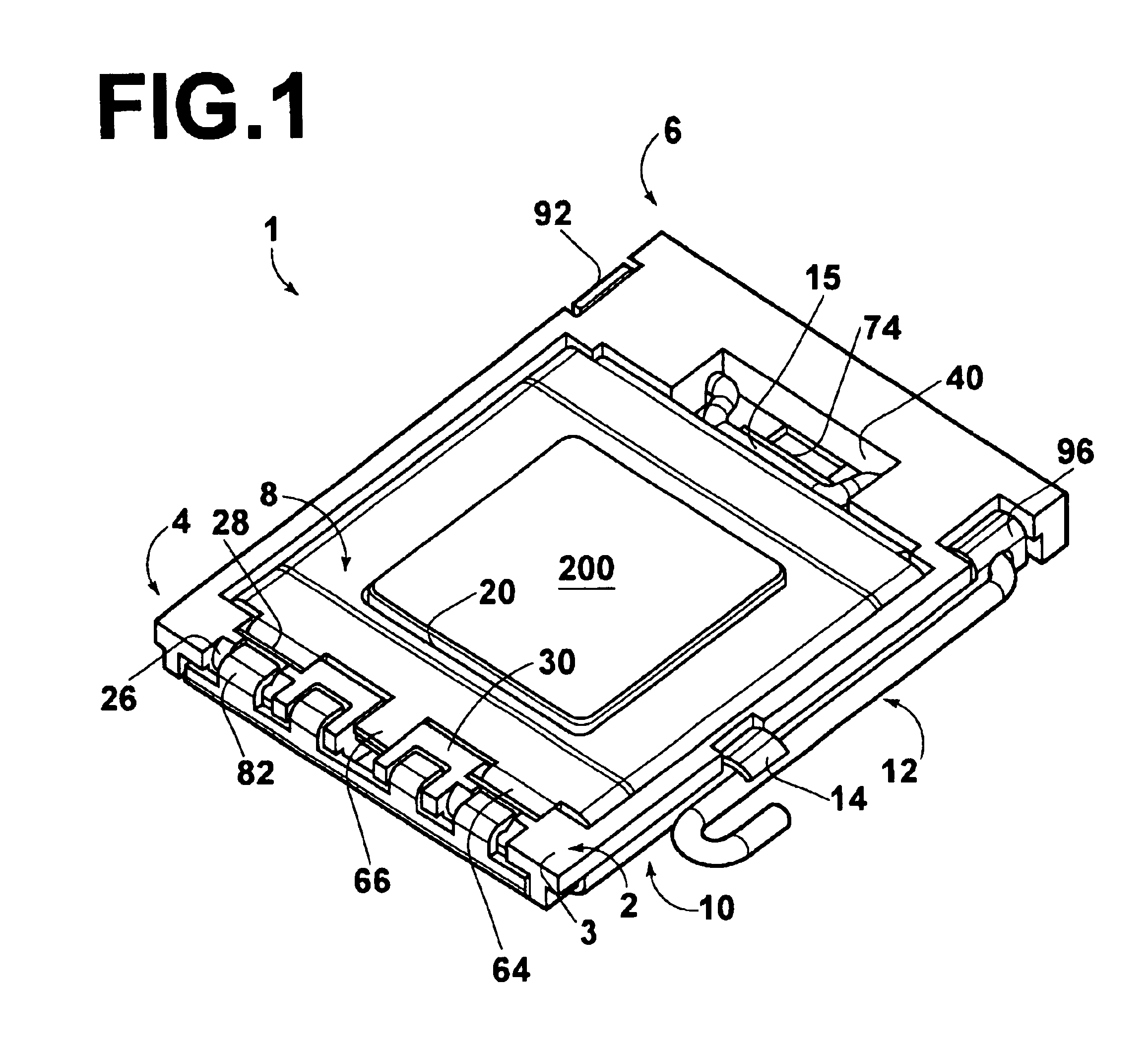 Land grid array socket