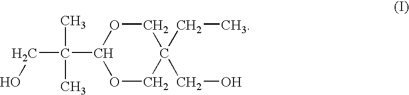 Process of producing dioxane glycol