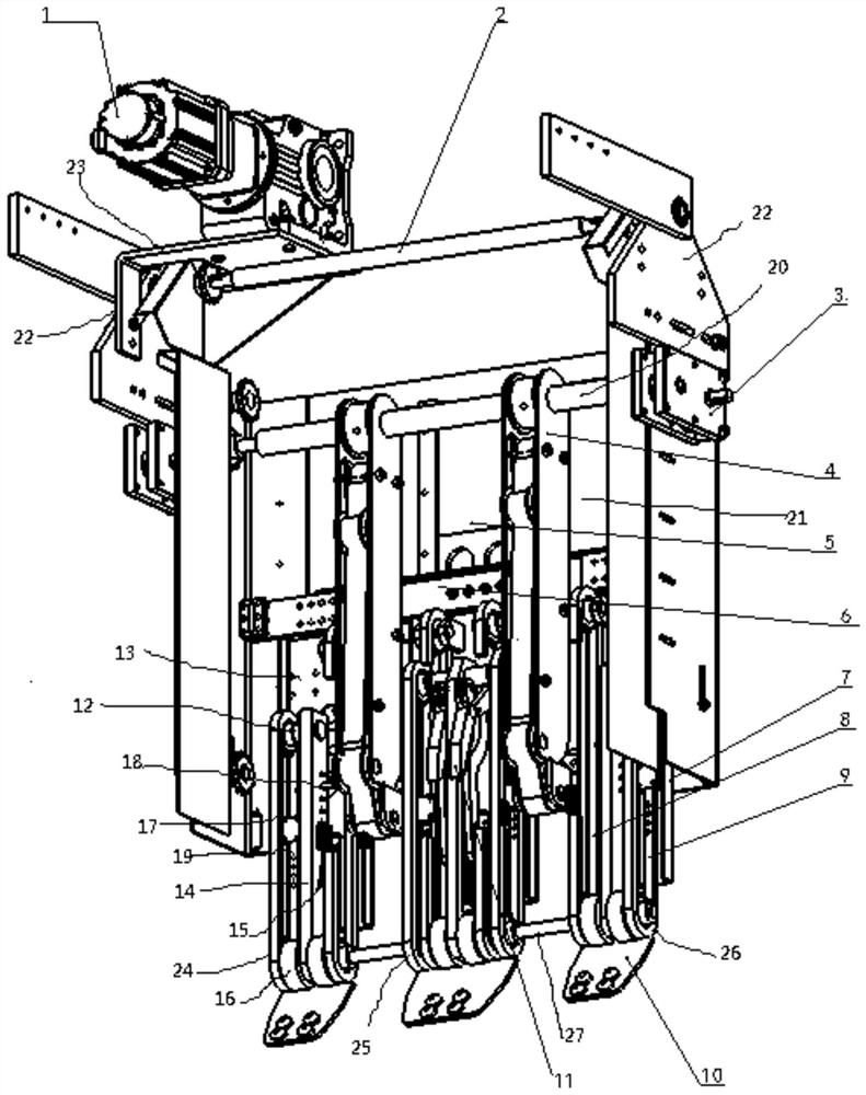 Vertical constraint turnover manipulator