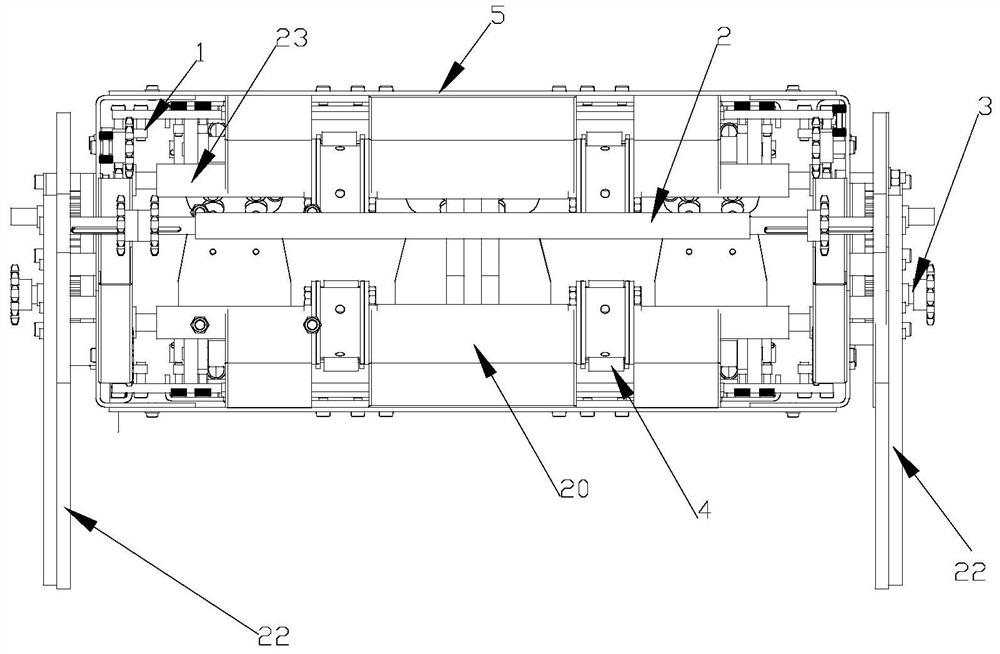 Vertical constraint turnover manipulator