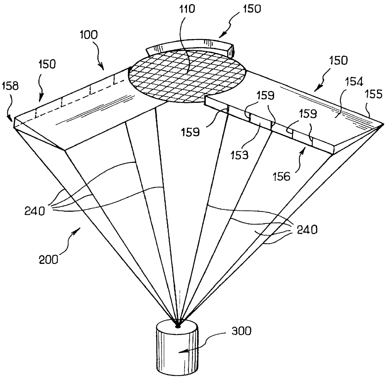 Device for braking the fall of a load