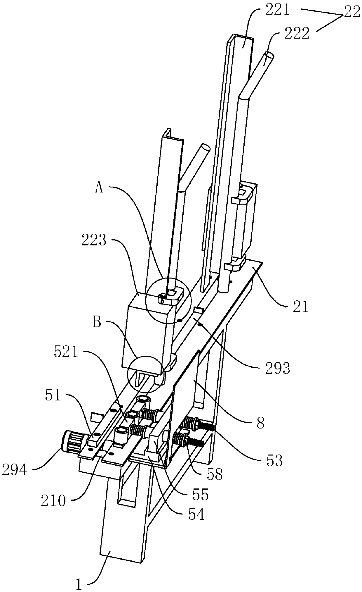 Automatic nailing equipment for sofa components